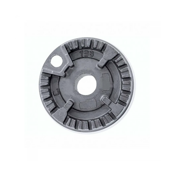 Quemador Auxiliar 54 mm con Orificio para Bujía | Difusor Multimarca compatible con Teka, Balay, Thimsell, Siltal