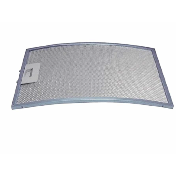 Filtro Aluminio Curvo Teka C-910 / C-920 | Medidas 380 x 285 mm | Recambio Original 61866020 | Filtro Antigrasa Diseño Curvo