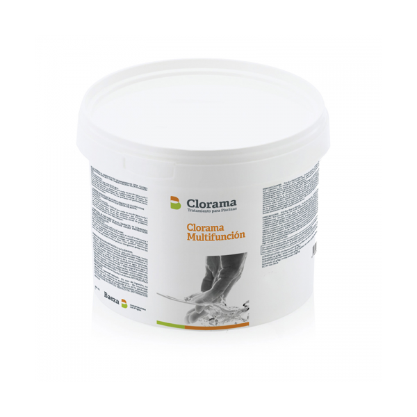 Cloro Multifunción Tabletas 200g 1 kg | Tratamiento Integral Alguicida y Floculante | Mantenimiento para Piscina