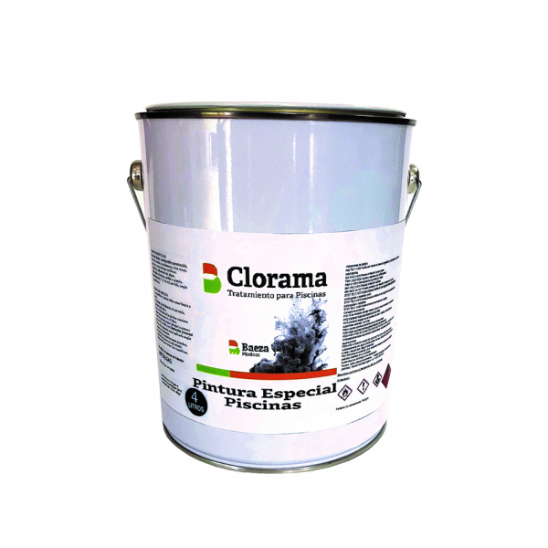 Pintura Clorocaucho Piscinas 5 kg | Revestimiento Impermeable Anti-Algas | Alta Resistencia al Roce Secado Rápido
