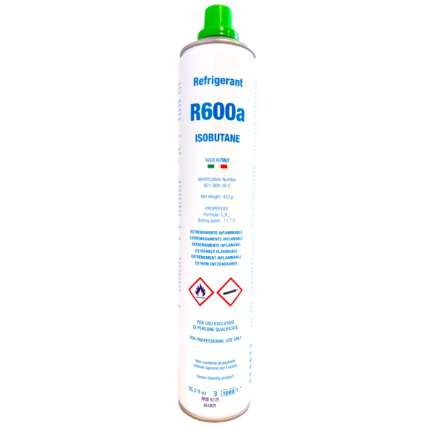 ENVASE GAS R600 ISOBUTANO REFRIGERANTE 420gr