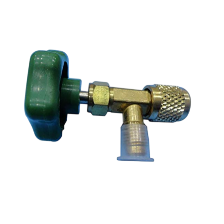 Kit de recarga con valvula y manguera para gas refrigerante r600a