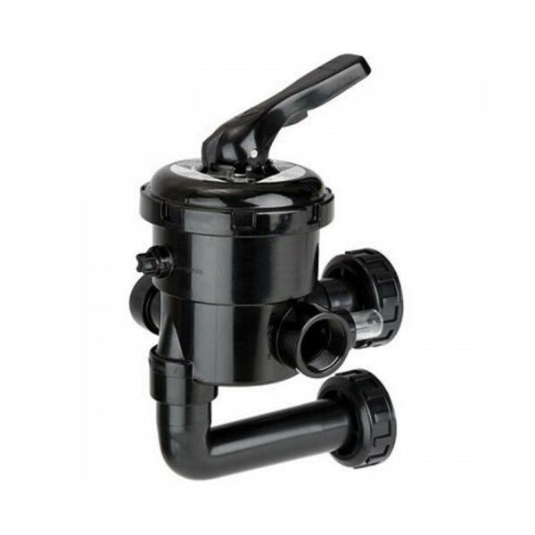 Válvula Selectora 1 1/2" Tornillos | Variante 3 con Enlaces a Filtro | 6 Posiciones Depuradora | AstralPool / Coral