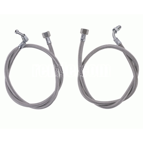 Latiguillo Flexible para Gasóleo | Conexión Hembra 3/8" x Macho 1/4" | Longitud 1000 mm | Codo 90 Grados