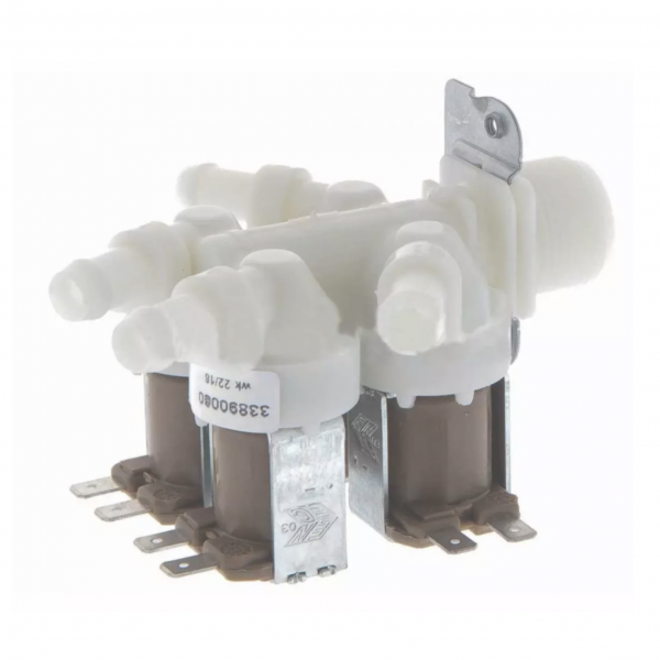 Electroválvula 4 Vías Bitron | Salida Recta 180º | Calidad Original (OEM) | Control de Flujo Cuádruple