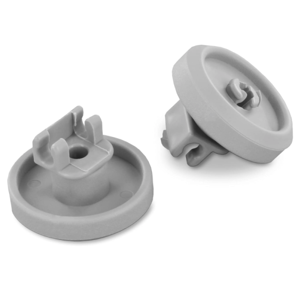 Pack 2 Ruedas Cesta Inferior Miele Ø 34 mm | Original 02372352 | Rodillos Lavavajillas Miele 2372352 Deslizamiento Suave