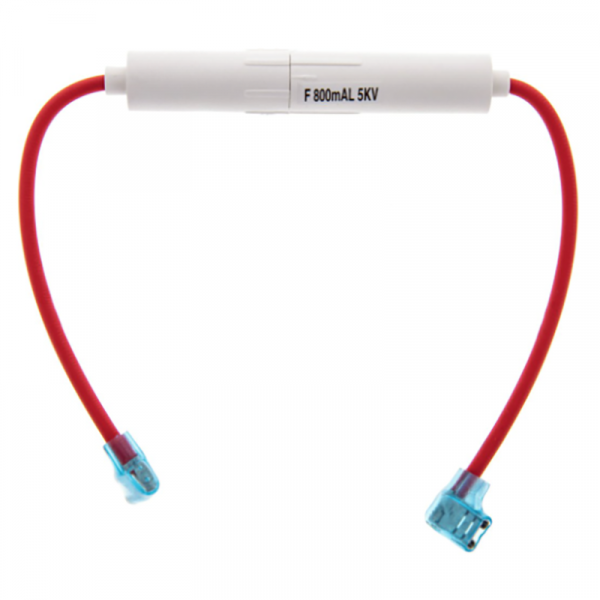 Fusible Alta Tensión Microondas 0,80A 5kV | 800mA 5000V | Tubo Vidrio 6x40mm para Samsung, LG y Microondas Universal