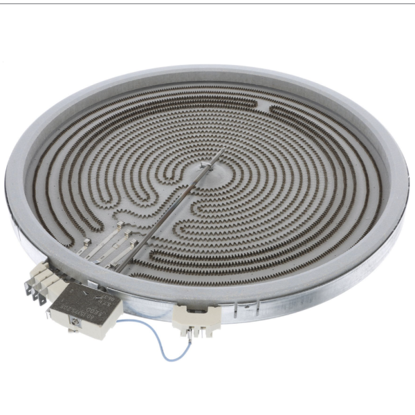 Resistencia Calefactor de Cinta Triple para Placa Vitrocerámica compatible con Bosch, 4400w/3400w/2000W, 230V, 35cm exterior