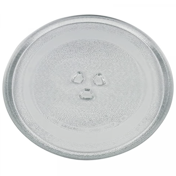 Plato Cristal Microondas Ø 245mm Trébol | Código 00662071 Compatible con Bosch y LG | Recambio Original HMT72M650