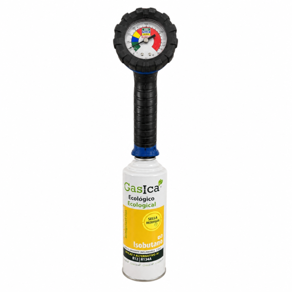 Gasica D2 con Manómetro Integrado | R134A R12 226GR