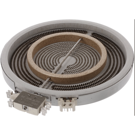 Resistencia Calefactora Doble para Vitrocerámica | 750W + 2700W | 230V | Código Original BSH 356260 | Repuesto Oficial