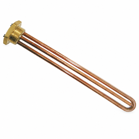 Resistencia 1500W para Termo y Radiador de Aceite | Rosca 1 1/4" | Longitud 290mm | Conexión Faston | Recambio Monoblock