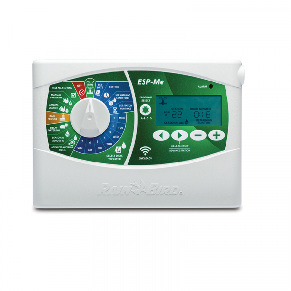 Programador Rain Bird ESP-Me 4 Estaciones Modular | Compatible WiFi LNK | Salida 25.5V CA Transformador 1A