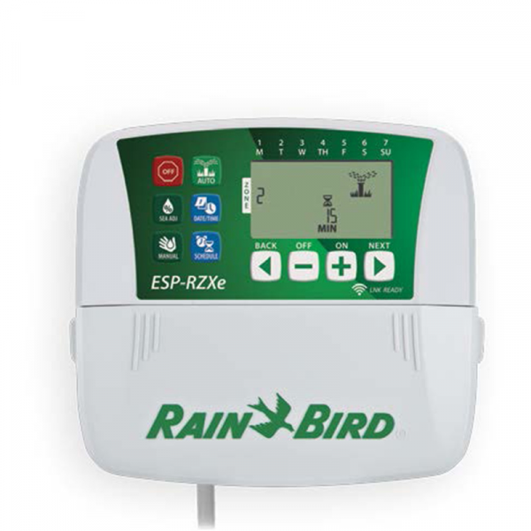 Programador Rain Bird RZX4i Interior | 4 Estaciones Serie ESP-RZXe | Compatible WiFi LNK | Salida 24V CA 650mA