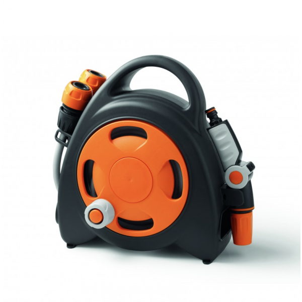 Kit Riego Indoor/Outdoor | Manguera Trenzada 11,5m | Conector Grifo Cocina y Baño | Pistola Caudal Variable 3 Jet