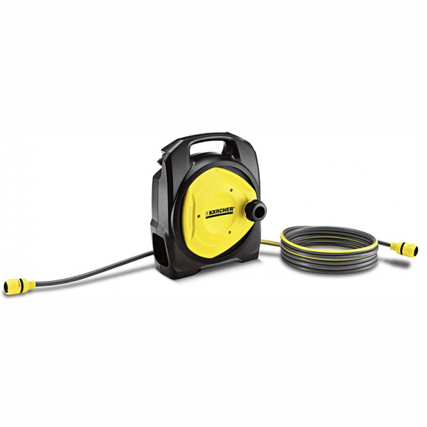 MANGUERA ENROLLADOR COMPACTO KARCHER 10m +2m LANZA RIEGO