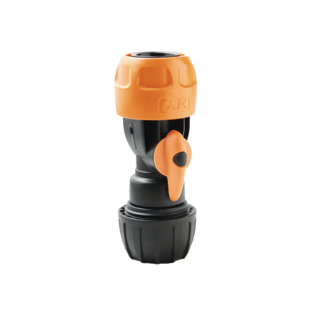 EMPALME AUTOMATICO CON CIERRE 15mm MANGUERA RIEGO JARDIN CONECTOR