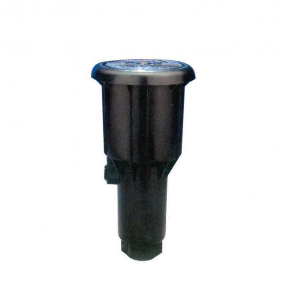 Aspersor Emergente Impacto Baja Presión | Conexión Doble 1/2"-3/4" | Aguas Recicladas | Tobera Nº8 Instalada