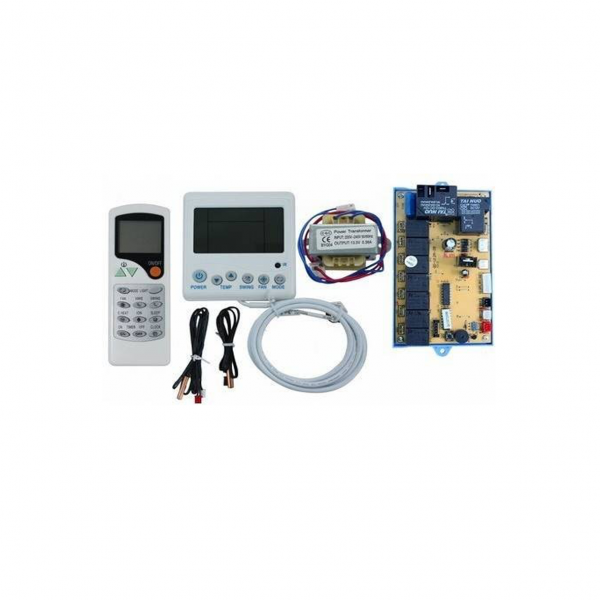 Placa Electrónica Universal Aire Acondicionado AC | Kit PCB de Repuesto con Mando y Transformador | Sistema ON-OFF 220V
