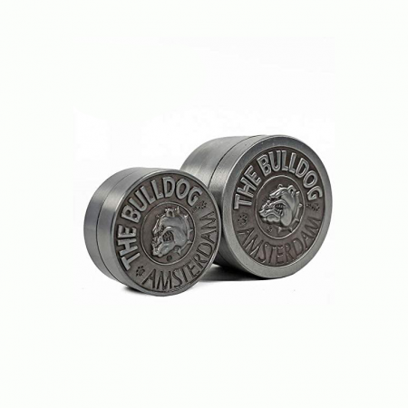 GRINDER THE BULLDOG AMSTERDAN 3 PIEZAS METÁLICO MOLINILLO TABACO