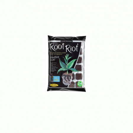 BANDEJA SEMILLERO ROOT RIOT HIDROPONIA Y TIERRA 24 CUBOS