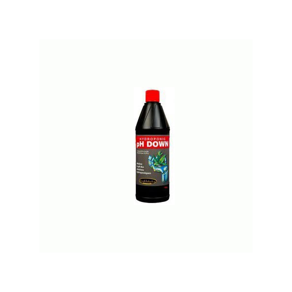Growth Technology pH Down (1 Litro) | Reductor de pH de Alta Concentración para Sistemas Hidropónicos y Riego