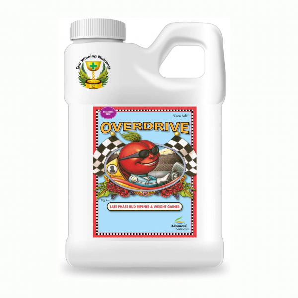 Overdrive Advanced Nutrients (4 Litros) | Potenciador de Engorde Final para Flores Densas, Pesadas y Aromáticas