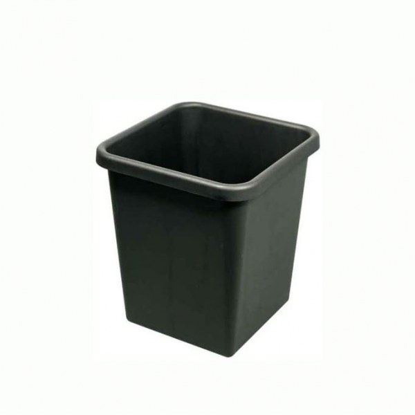 MACETA 15 litros NEGRA CUADRADA PLANTAS 26X26X30cm