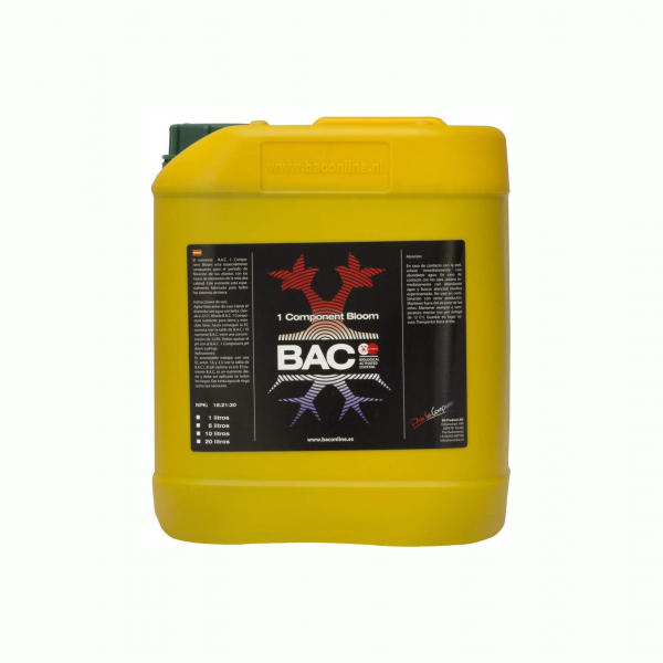 B.A.C. Component Bloom (5 Litros) | Abono Base de Floración de Alta Calidad para una Producción Explosiva
