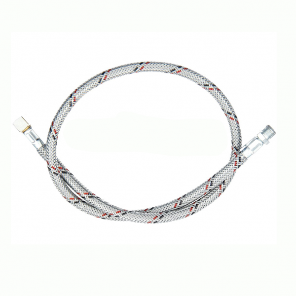 Tubo Conexión Agua Caldera 80cm | Flexible M/H 1/4" x 3/8" | Latiguillo Extralargo de Alimentación Auxiliar