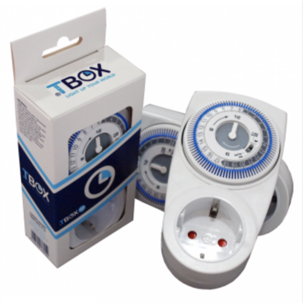 RELOJ TEMPORIZADOR ENCHUFE TBOX CICLOS DE 15MIN PARA CUALQUIER APARATO ELECTRONICO