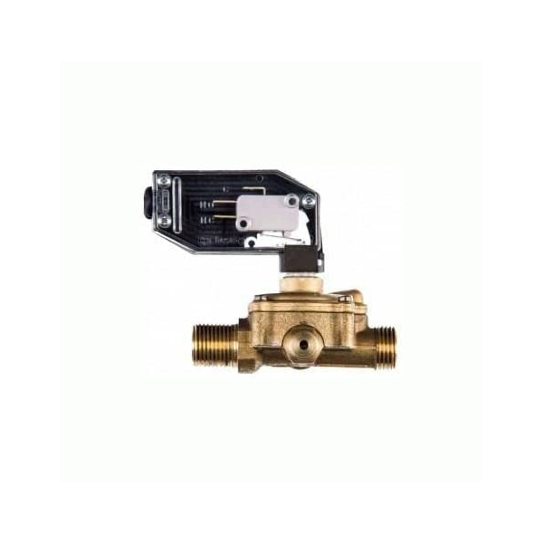 Flusostato Original Hermann | 2 Microinterruptores + Toma Manómetro 1/2" | Repuesto Original Código HE049000245