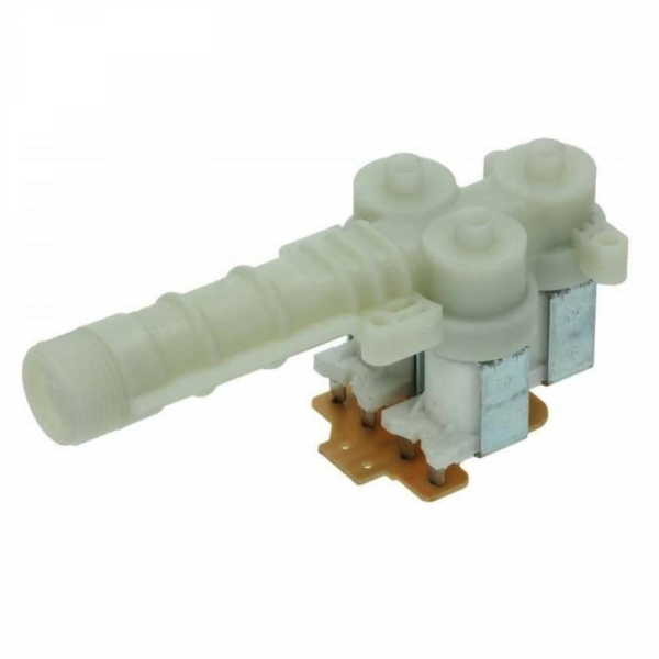 Electroválvula 3 Vías Salida 180º para AEG y Zanussi | Series 500, 520, 540 | Código Original 8996452382808