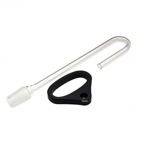 Adaptador en U de 18 mm para Vaporizador Ascent | Conector 100% de Vidrio con Soporte Vertical para Pipas de Agua