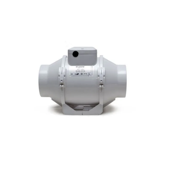 Extractor en línea Pure Fans TT (125mm) | 2 Velocidades (220/280 m³/h) con Sistema de Fijación Rápida