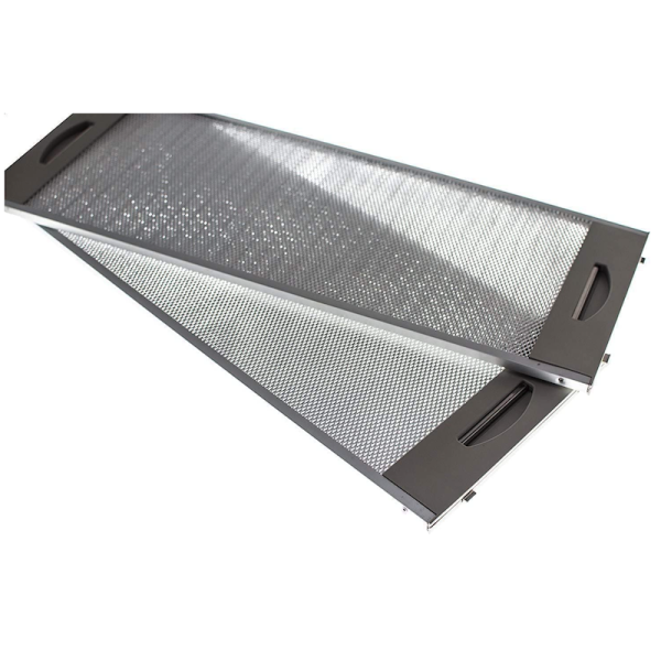 PACK 2 FILTROS METÁLICOS CAMPANA EXTRACTORA COMPATIBLE CON TEKA MODELO CNL2000 C.O. 61801289 19cm x 50cm