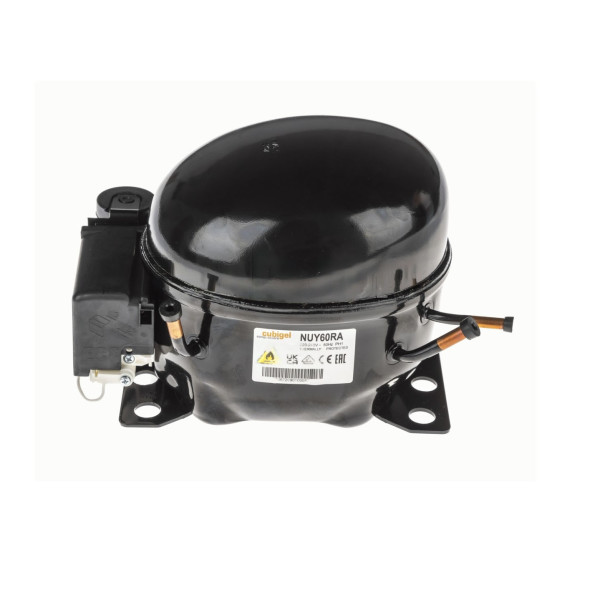 Compresor Cubigel NUY60RAa | Potencia 1/4 HP | Refrigerante R290 | Alta Eficiencia Energética (HMBP)