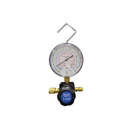 Analizador 1 Vía ST430CI80 | Manómetro 80mm | Gases R600a R290 I49 I69L | Alta Precisión Profesional | Puente de Latón
