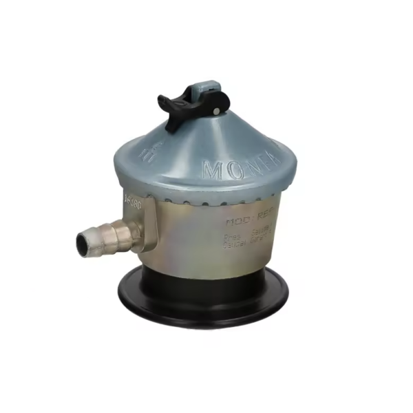 Regulador Gas Butano MONFA RBP-30 | 29mbar | Salida Tetina | Certificado Marca N | Válvula 35mm para Repsol y Cepsa