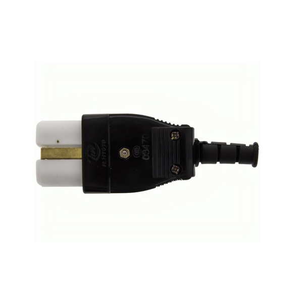 Clavija Hembra Freidora 12A | Para Resistencias 2000W | Ancho 35mm | Orificio Ø 4,6mm | Conector Baquelita Alta Temperatura