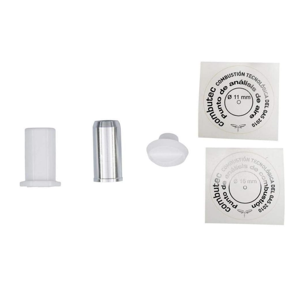 Kit Toma de Muestra para Inspección de Combustión | Casquillo, Taco y Tapón | Homologado por Gas Natural