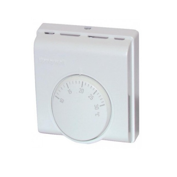 Termostato Mecánico Honeywell T6360A | 10(3)A Alta Capacidad | Rango +10°C a +30°C | Control de Pared Analógico Clásico