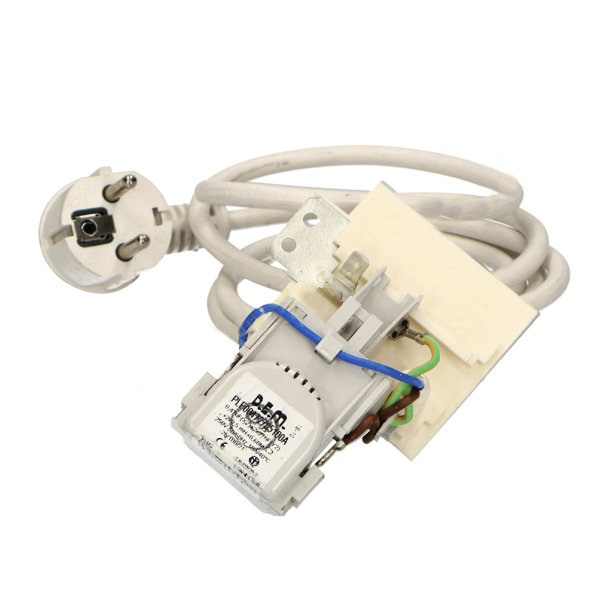 Cable Alimentación + Filtro Antiparasitario | Compatible Indesit WITL85 | Longitud 1,5m | Seguridad Eléctrica