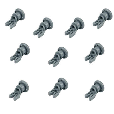 Kit 10 Ruedas Cesto Superior Lavavajillas Beko DE2431FS, DIN5630XN y DSFS1531W | Código Original Beko 1885880500