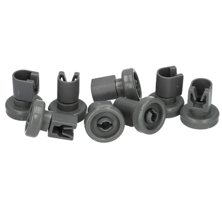 Kit 8 Ruedas Cesto Superior Lavavajillas Electrolux y AEG | Modelo ESF4200LOW y ESF9421LOW | Código Original 50286967000