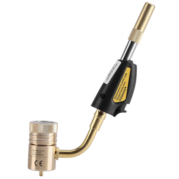 Cabezal Soplete Profesional para Gas MAPPRO | Encendido Piezoeléctrico | 2200°C | Para Fontanería y Aire Acondicionado