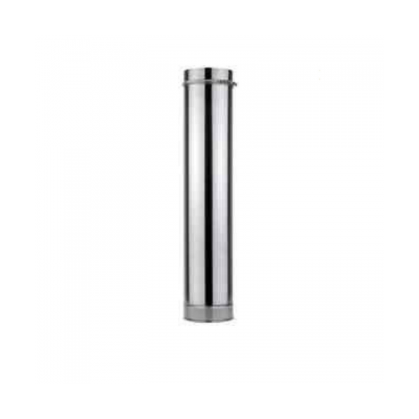 CONDUCTO RECTO EVACUACION HUMOS INOX 100cm x 15cm