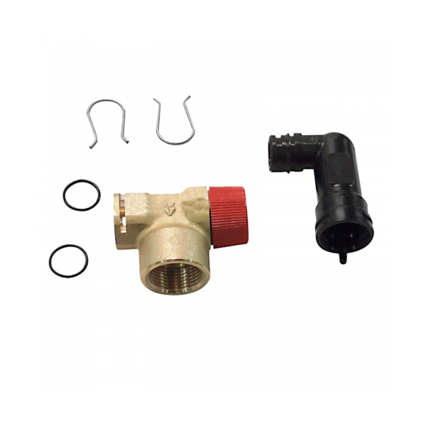 Válvula Seguridad Vaillant 3 Bar | Original 190732 | Recambio Caldera VMW 242, VMI 280, 282 | Protección Sobrepresión
