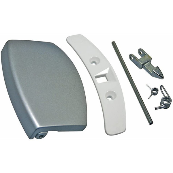 Kit De Cierre Original Para Puerta De Lavadora AEG | Acabado Plata | Códigos 4055085551 Y 50289057007