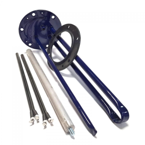Kit Portavainas Fagor Edesa RB30 RB50 RB75 | 2 Resistencias 800W + Ánodo + Junta | Pletina 165mm | C.O. AS0019133